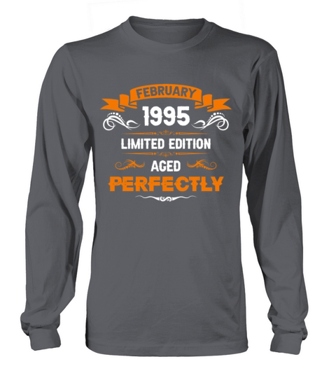 February 1995 Vintage Birthday Present Long sleeved Unisex