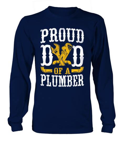 Plumbing Plumber Dad Vintage Proud Long sleeved Unisex