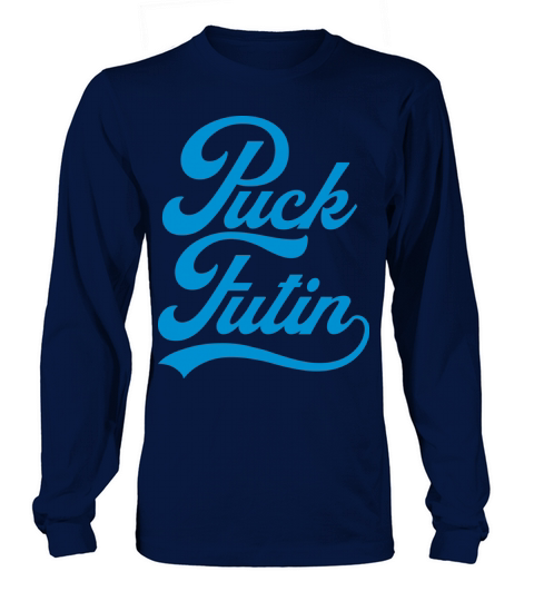 puck futin logo design Long sleeved Unisex