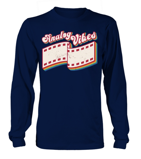 Retro Photographer Vintage Analog Vibes Long sleeved Unisex