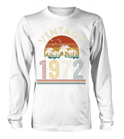 Vintage 1972 Long sleeved Unisex