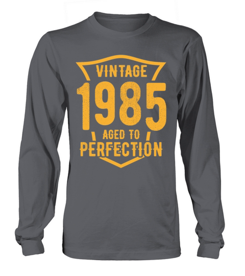 Vintage 1985 Aged To Perfection 38th Birthday Long sleeved Unisex