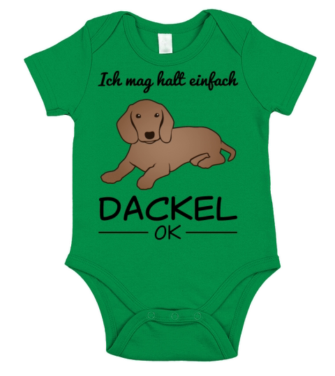 Dachshund Badger Dog Lover Quote Gift Short Sleeve Baby One-Piece