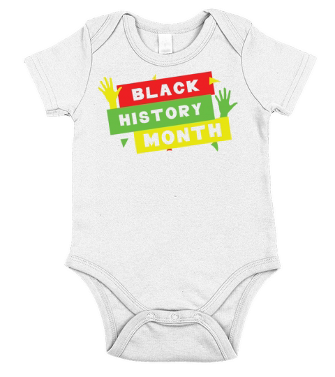 February Pride Black History Month Short Sleeve Baby One-Piece