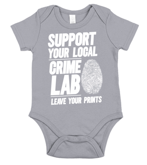 Forensic Science Crime Lab Funny Quote Short Sleeve Baby One-Piece