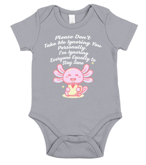 Funny I Ignore Everyone Introvert Sayings Short Sleeve Baby One-Piece