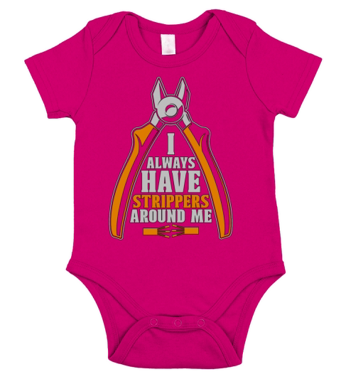I Always Have Loves Electricity Lineman Engineer Short Sleeve Baby One-Piece