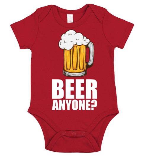 Man cave Beer drinking Short Sleeve Baby One-Piece