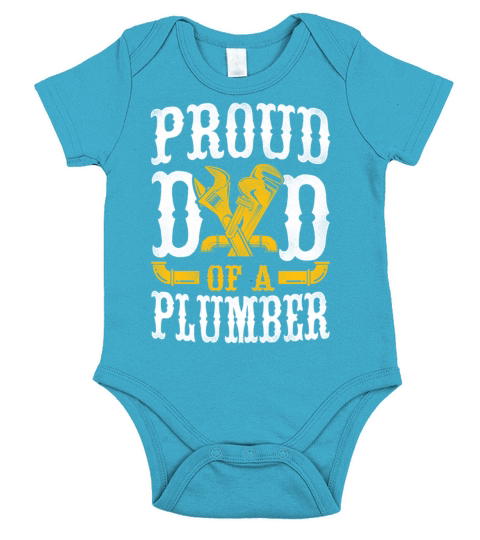 Plumbing Plumber Dad Vintage Proud Short Sleeve Baby One-Piece