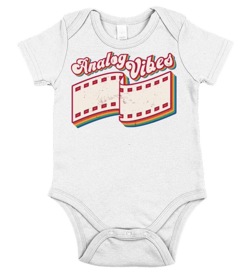 Retro Photographer Vintage Analog Vibes Short Sleeve Baby One-Piece