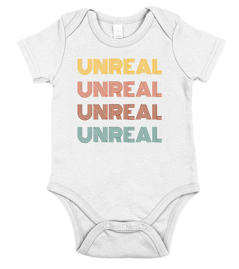 UNREAL Vintage Design Short Sleeve Baby One-Piece