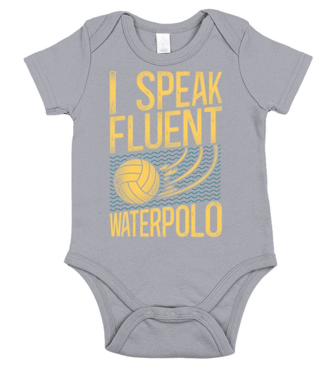Water Polo Vintage I Speak Fluent Short Sleeve Baby One-Piece