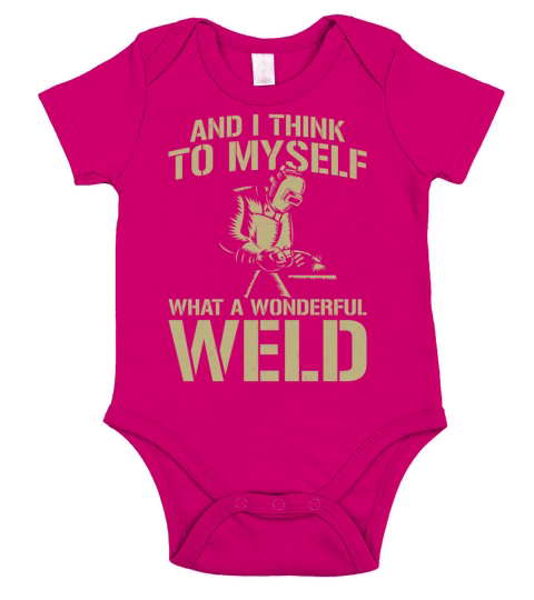 Welder Welding Pun Vintage And I Short Sleeve Baby One-Piece
