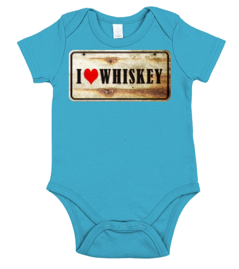 Whiskey vintage sign Short Sleeve Baby One-Piece