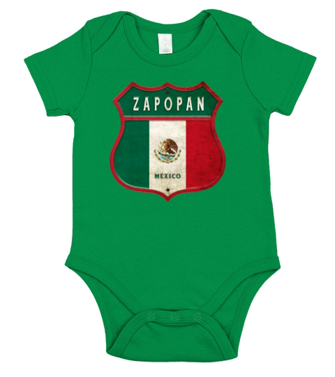 Zapopan coat of arms design Short Sleeve Baby One-Piece