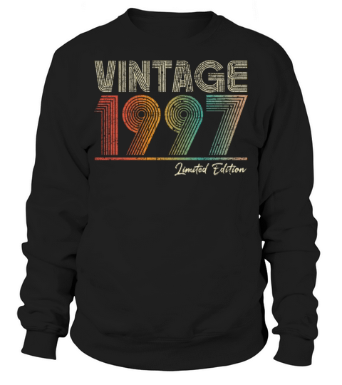 26 Years Old Vintage 1997 26th Birthday Gifts Sweatshirt Unisex