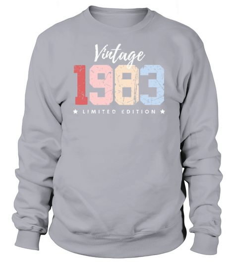 40 Years Vintage 1983 Retro 40th Birthday Sweatshirt Unisex