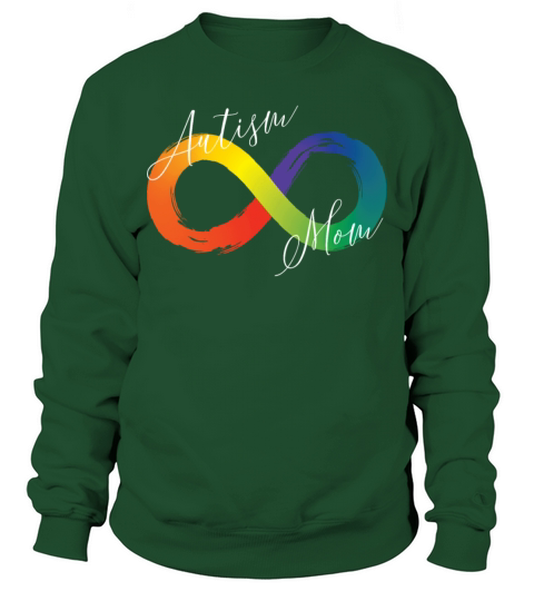 Autism Mom Infinity Symbol Spectrum Autism Sweatshirt Unisex