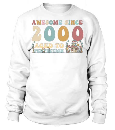Awesome since 2000 - 23rd Birthday - 2023 Groovy Sweatshirt Unisex