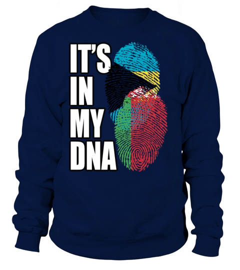 Belarusian And Bahamian Mix Heritage DNA Flag Sweatshirt Unisex
