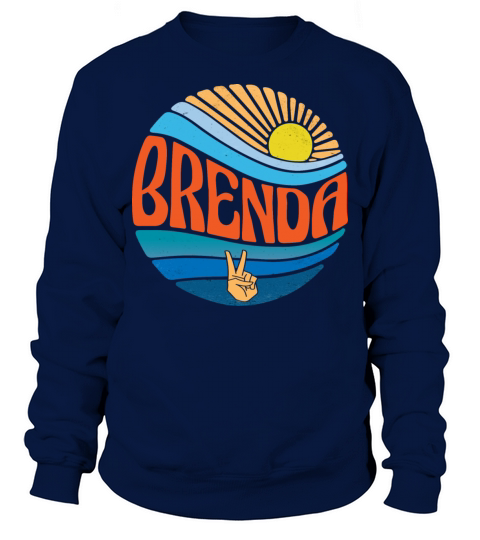 Brenda Shirt Vintage Sunset Brenda Groovy Tie Dye Sweatshirt Unisex