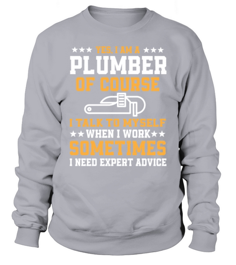 Funny Plumber Design Sweatshirt Unisex