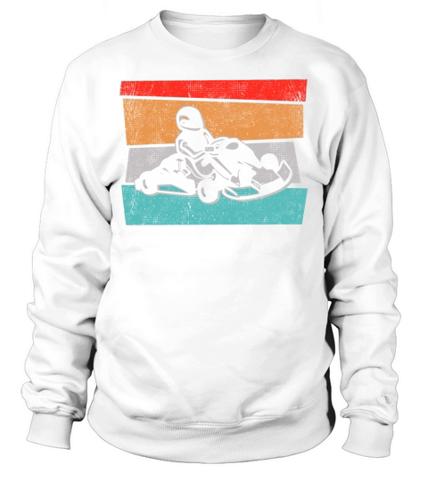 Go-Kart go karts vintage motorsports Kart Racing Sweatshirt Unisex