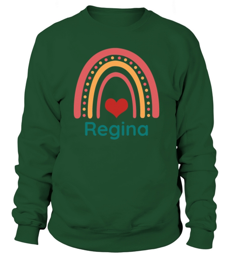 Regina Vintage Boho Rainbow Sweatshirt Unisex