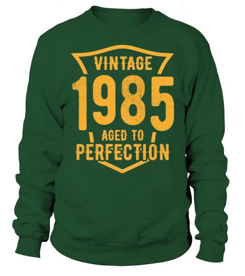 Vintage 1985 Aged To Perfection 38th Birthday Sweatshirt Unisex