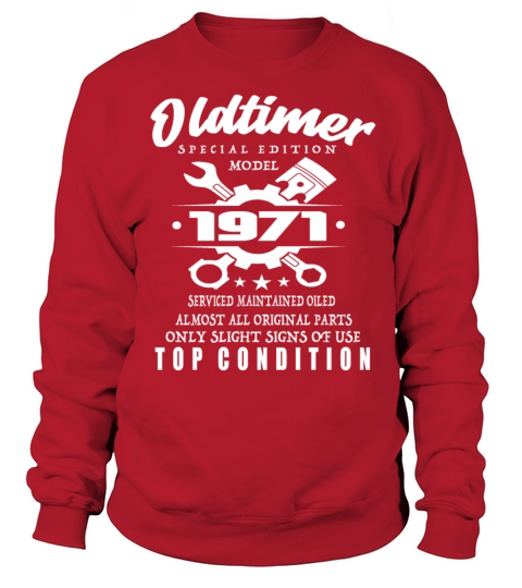 Vintage Special Edition Model 1971 Birthday Sweatshirt Unisex