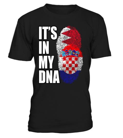 Croatian And Bahraini Mix Heritage DNA Flag T-Shirt Unisex
