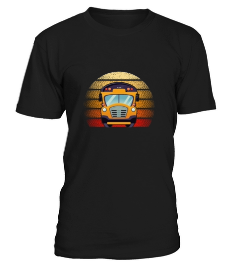School Bus Retro Vintage T-Shirt Unisex