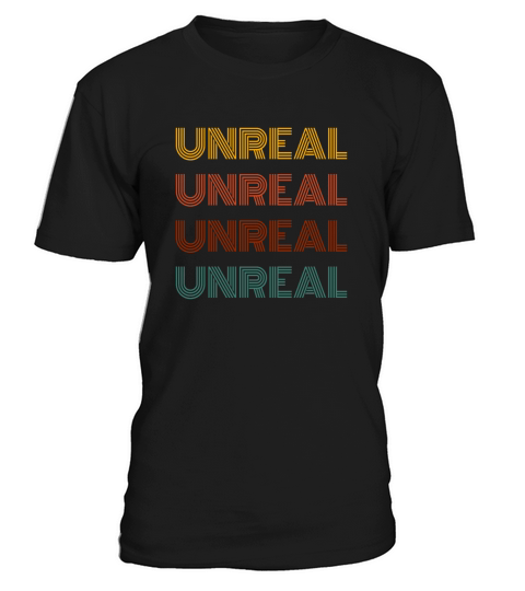 UNREAL Vintage Design T-Shirt Unisex