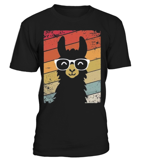 Vintage Llama Retro Colorful Alpaca T-Shirt Unisex