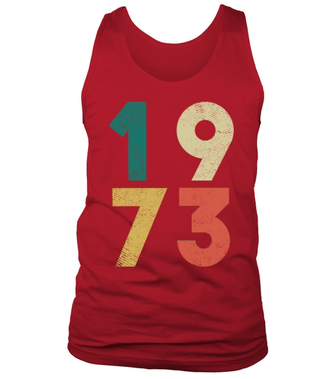 1973 Vintage Birthday Retro Tank Top Unisex