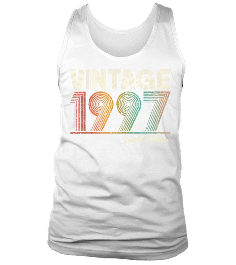 26 Years Old Vintage 1997 26th Birthday Gifts Tank Top Unisex