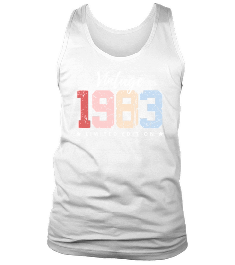 40 Years Vintage 1983 Retro 40th Birthday Tank Top Unisex