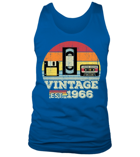 57 Year Old Vintage 1966 57th Birthday Gift Tank Top Unisex