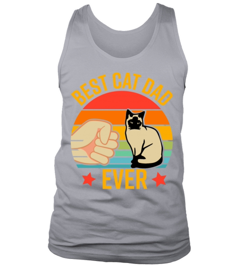 Best Cat Dad Ever Funny Cats Lover Tank Top Unisex