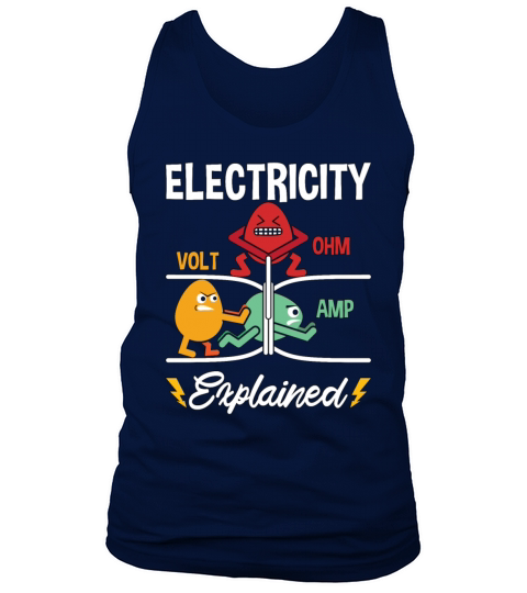 Electronics Repair Electricity Volt Ohm Electrical Tank Top Unisex