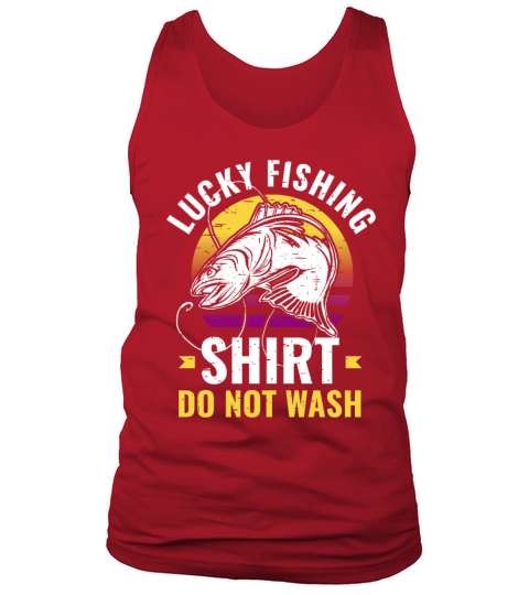 Lucky Fishing Shirt for Fish Hunter and Fisherman Tank Top Unisex