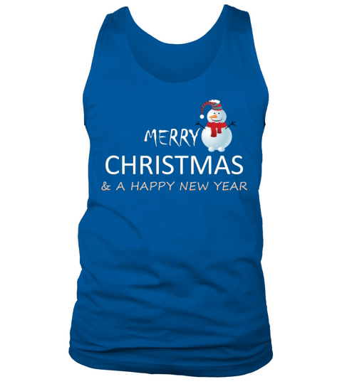 Merry Christmas And Happy New Year Tank Top Unisex