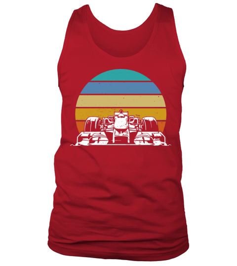 Retro Vintage Racing Car Formula Car for Racer Tank Top Unisex