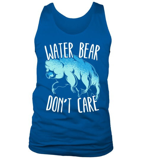 Water Bear Dont Care Moss Piglet Tardigrade Tank Top Unisex