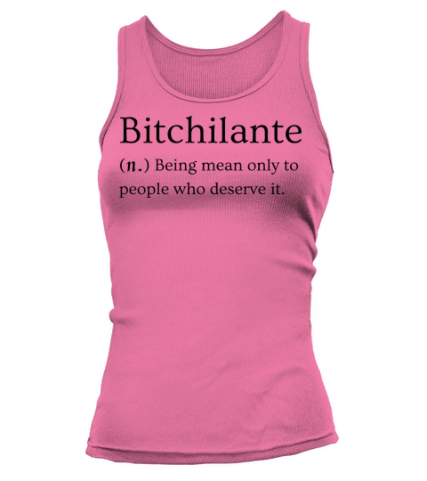 Bitchilante Definition Tank top Woman