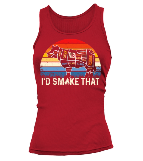 Chef Dads Retro Grilling BBQ Smoker Present Tank top Woman