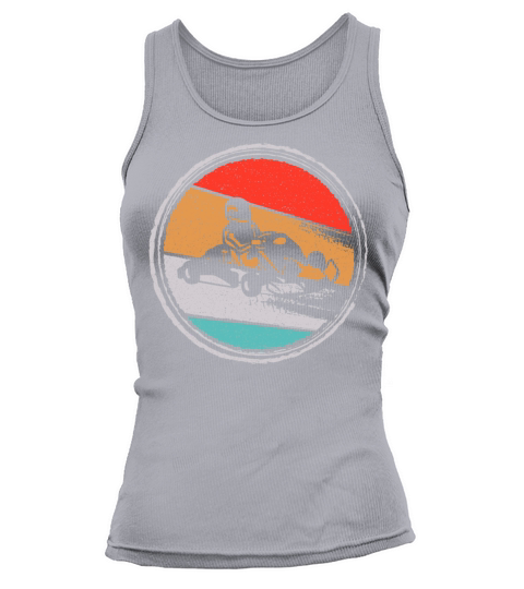 Kart Racing Vintage go karts motorsport go-kart Tank top Woman