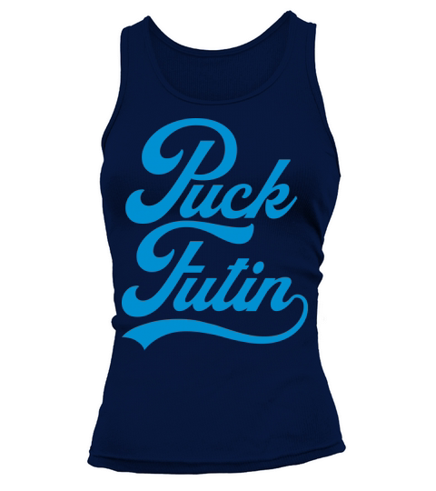 puck futin logo design Tank top Woman