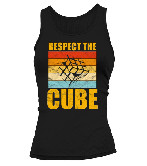 Respect The Cube Rubix Speed Cubing Youth Vintage Tank top Woman