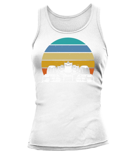 Retro Vintage Racing Car Formula Car for Racer Tank top Woman